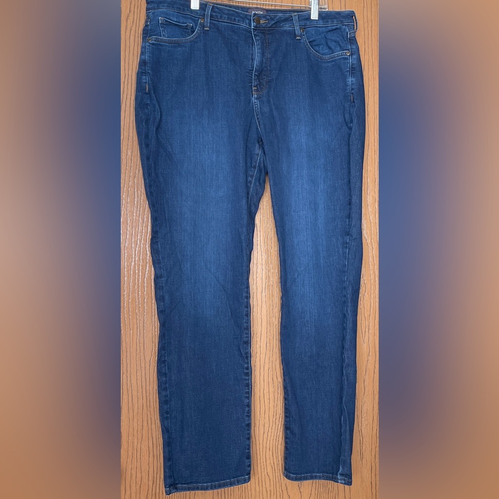 NYDJ Sheri Slim Dark Blue size 16W (size down a size)